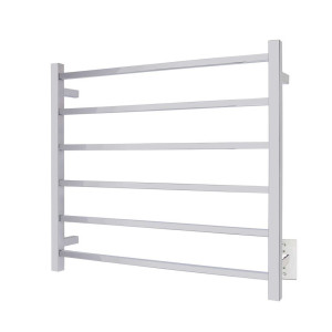 WarmlyYours TWS2-TAH06PH Tahoe Polished Hardwired 6 Bars Towel Warmer