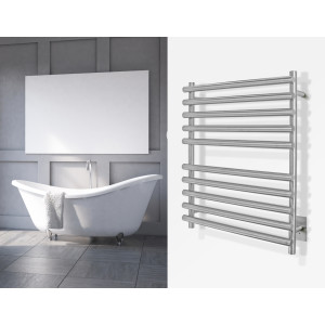 WarmlyYours TWS7-ROM10BH Rome Towel Warmer Brushed Hardwired 10 Bars 