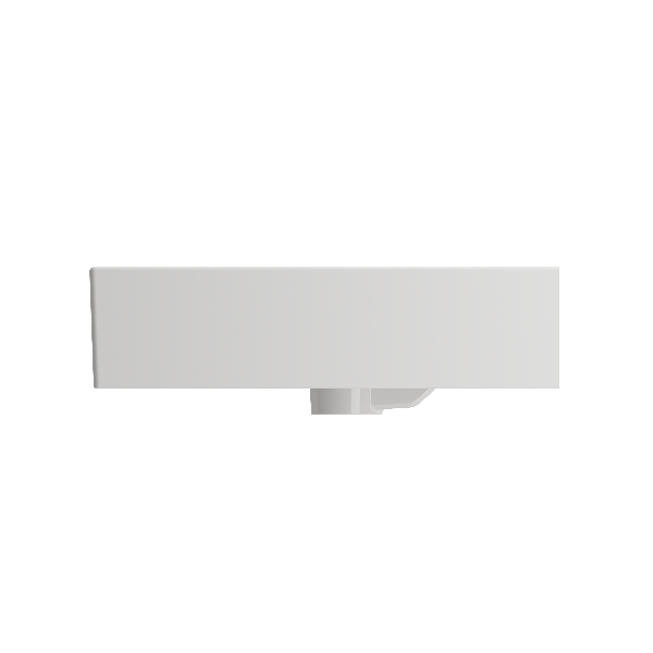BOCCHI 1393-XXX-0132 47.75 in. Double Bowl Fireclay Sink for Two 1-Hole Faucets