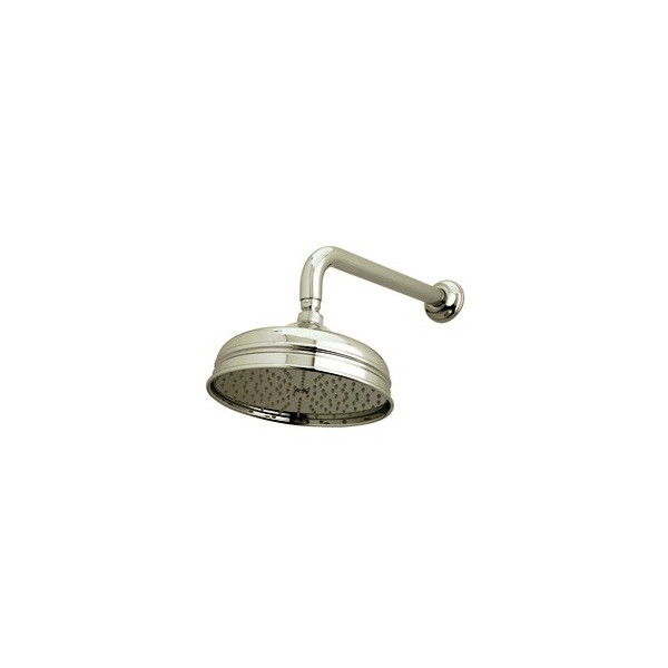 Rohl 1037/8 8" Bordano Shower Rose with Easy Clean Anti-Cal Spray Pattern