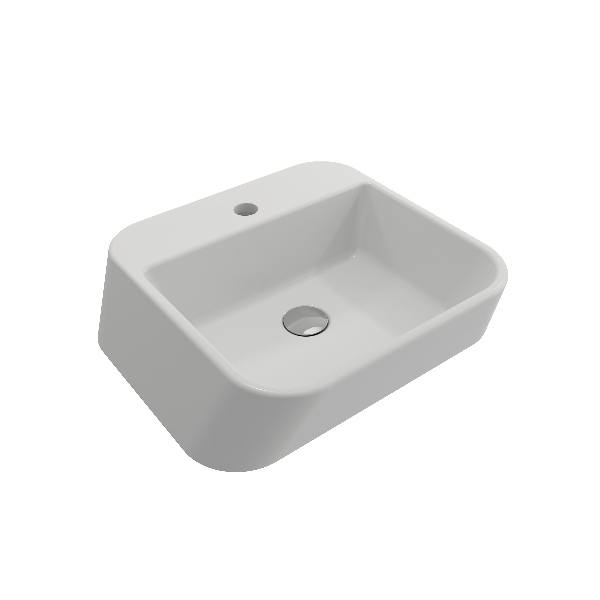 BOCCHI 1074-XXX-0126 Firenze Unique vessel sink with single hole faucet setting