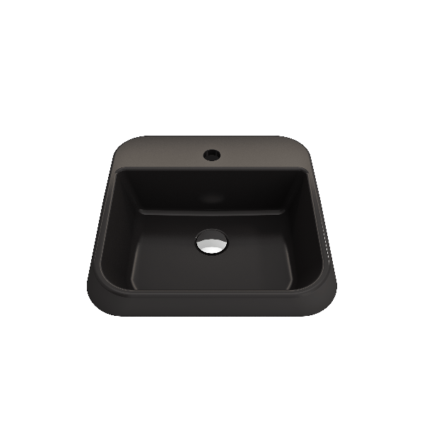 BOCCHI 1074-XXX-0126 Firenze Unique vessel sink with single hole faucet setting