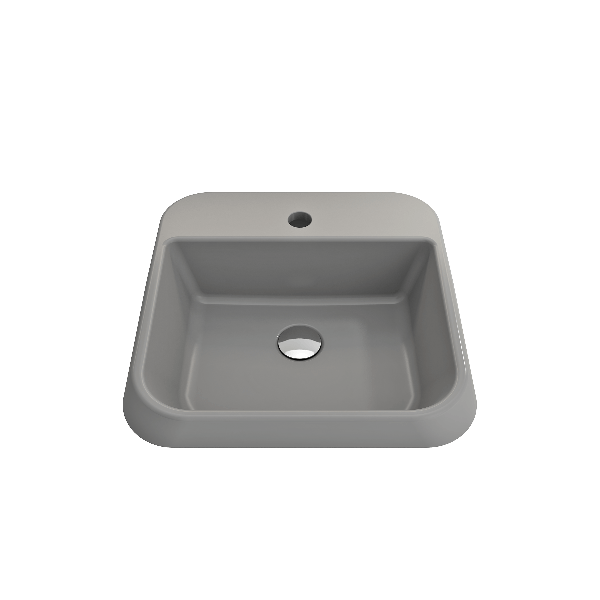 BOCCHI 1074-XXX-0126 Firenze Unique vessel sink with single hole faucet setting
