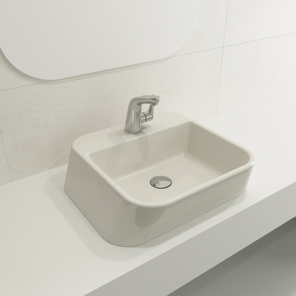 BOCCHI 1074-XXX-0126 Firenze Unique vessel sink with single hole faucet setting