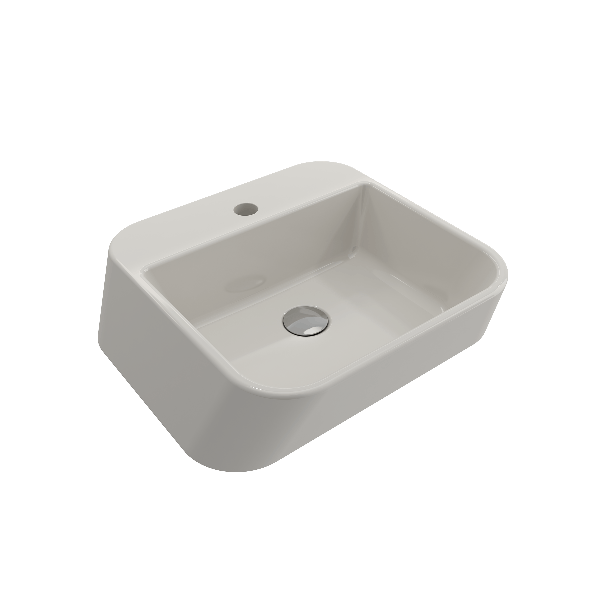 BOCCHI 1074-XXX-0126 Firenze Unique vessel sink with single hole faucet setting