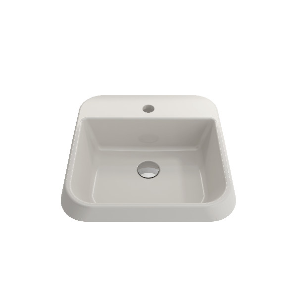 BOCCHI 1074-XXX-0126 Firenze Unique vessel sink with single hole faucet setting