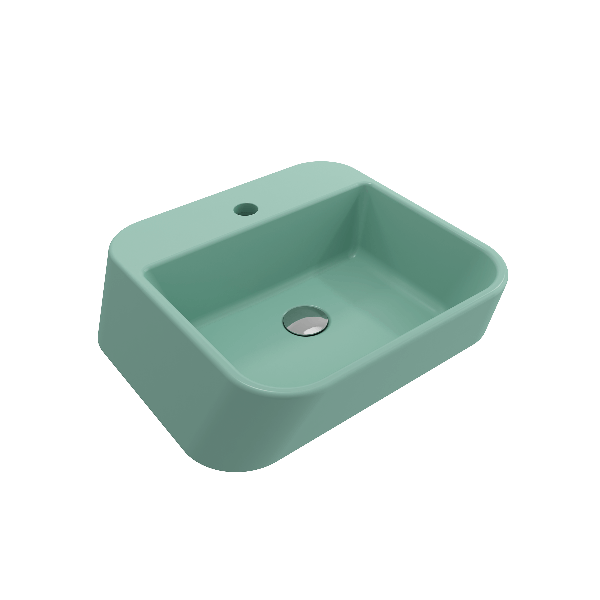 BOCCHI 1074-XXX-0126 Firenze Unique vessel sink with single hole faucet setting
