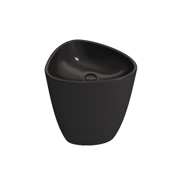 BOCCHI 1075-XXX-0125 Etna Monoblock Fireclay Pedestal Sink 