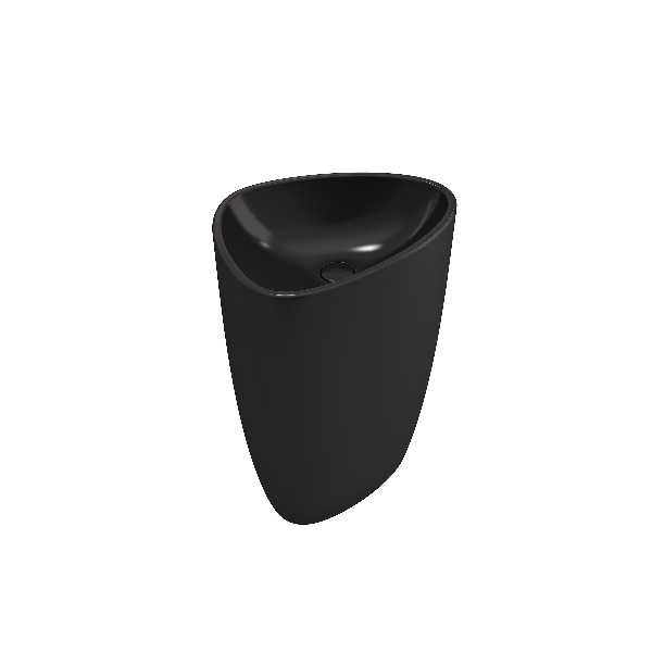BOCCHI 1075-XXX-0125 Etna Monoblock Fireclay Pedestal Sink 