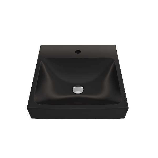 BOCCHI 1076-XXX-0126 Scala Arch 19 Inch 1-Hole Wall-Mounted Fireclay Sink