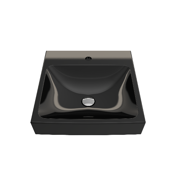 BOCCHI 1076-XXX-0126 Scala Arch 19 Inch 1-Hole Wall-Mounted Fireclay Sink