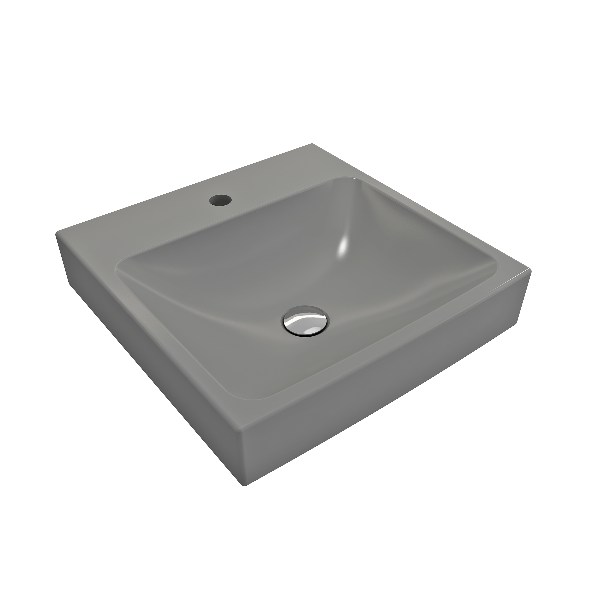 BOCCHI 1076-XXX-0126 Scala Arch 19 Inch 1-Hole Wall-Mounted Fireclay Sink