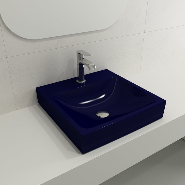 BOCCHI 1076-XXX-0126 Scala Arch 19 Inch 1-Hole Wall-Mounted Fireclay Sink