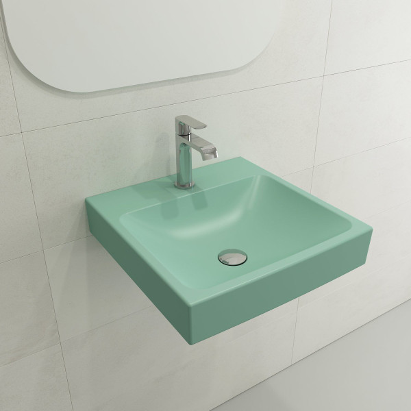 BOCCHI 1076-XXX-0126 Scala Arch 19 Inch 1-Hole Wall-Mounted Fireclay Sink