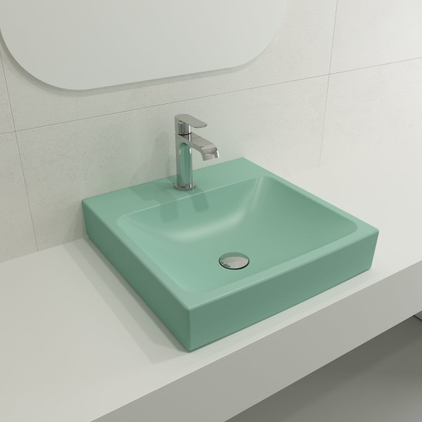 BOCCHI 1076-XXX-0126 Scala Arch 19 Inch 1-Hole Wall-Mounted Fireclay Sink