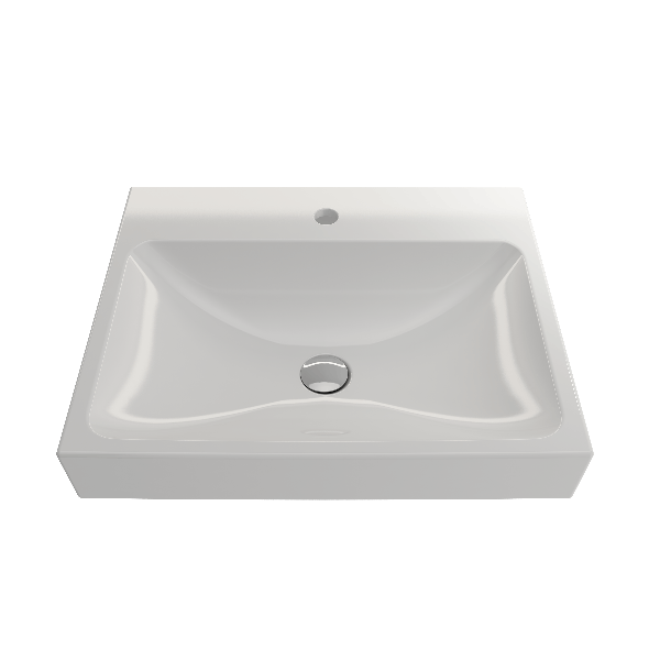 BOCCHI 1077-XXX-0126 Scala Arch 23.75 Inch 1-Hole Wall-Mounted Fireclay Sink