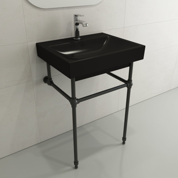 BOCCHI 1077-XXX-0126 Scala Arch 23.75 Inch 1-Hole Wall-Mounted Fireclay Sink