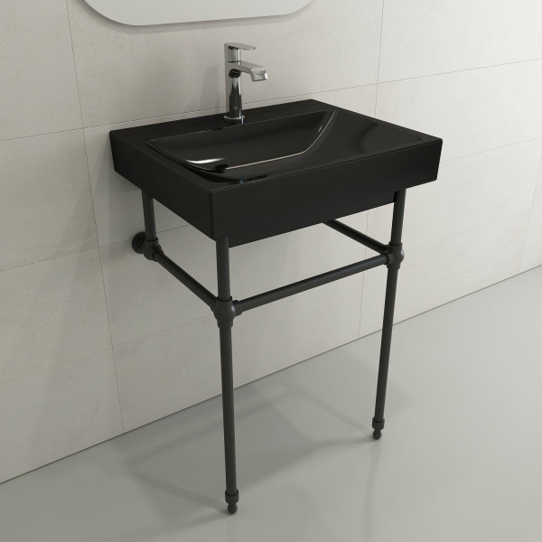 BOCCHI 1077-XXX-0126 Scala Arch 23.75 Inch 1-Hole Wall-Mounted Fireclay Sink