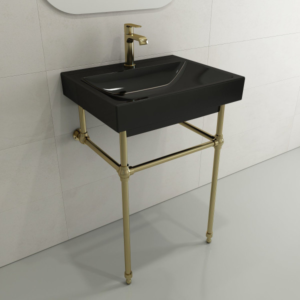 BOCCHI 1077-XXX-0126 Scala Arch 23.75 Inch 1-Hole Wall-Mounted Fireclay Sink