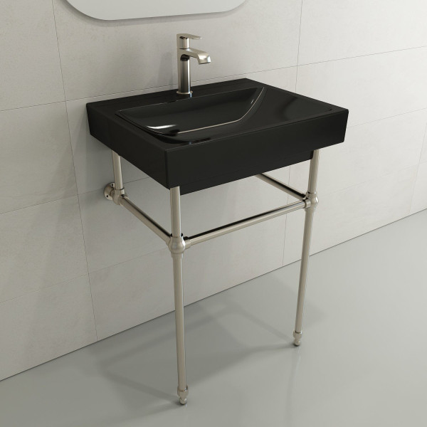 BOCCHI 1077-XXX-0126 Scala Arch 23.75 Inch 1-Hole Wall-Mounted Fireclay Sink