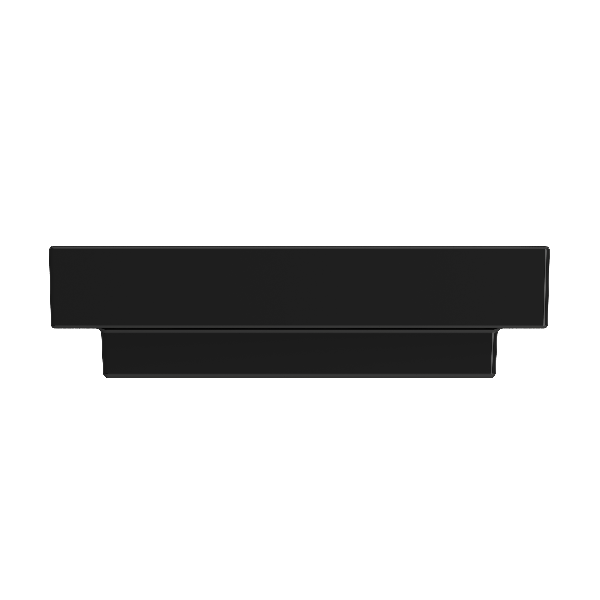BOCCHI 1077-XXX-0127 Scala Arch 23.75 Inch 3-Hole Wall-Mounted Fireclay Sink