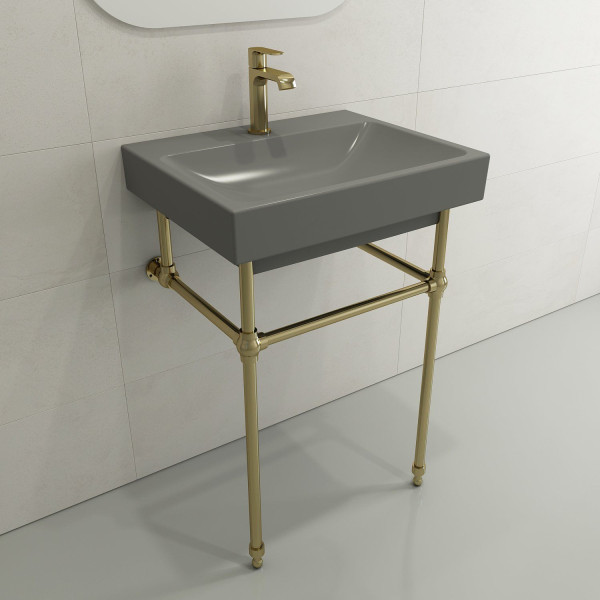 BOCCHI 1077-XXX-0126 Scala Arch 23.75 Inch 1-Hole Wall-Mounted Fireclay Sink