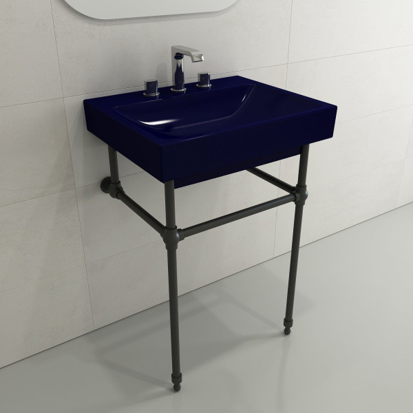 BOCCHI 1077-XXX-0127 Scala Arch 23.75 Inch 3-Hole Wall-Mounted Fireclay Sink