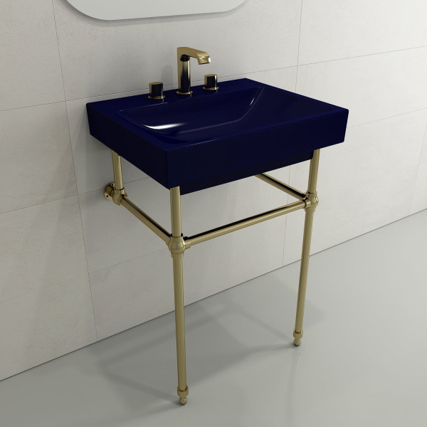 BOCCHI 1077-XXX-0127 Scala Arch 23.75 Inch 3-Hole Wall-Mounted Fireclay Sink