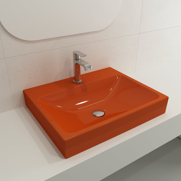BOCCHI 1077-XXX-0126 Scala Arch 23.75 Inch 1-Hole Wall-Mounted Fireclay Sink