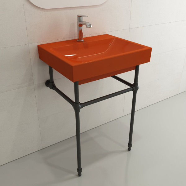 BOCCHI 1077-XXX-0126 Scala Arch 23.75 Inch 1-Hole Wall-Mounted Fireclay Sink