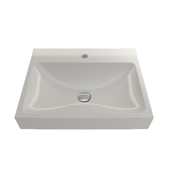 BOCCHI 1077-XXX-0126 Scala Arch 23.75 Inch 1-Hole Wall-Mounted Fireclay Sink
