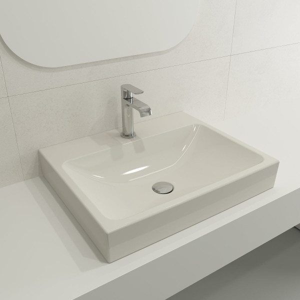 BOCCHI 1077-XXX-0126 Scala Arch 23.75 Inch 1-Hole Wall-Mounted Fireclay Sink