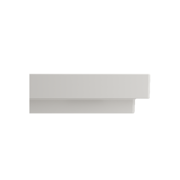 BOCCHI 1077-XXX-0127 Scala Arch 23.75 Inch 3-Hole Wall-Mounted Fireclay Sink