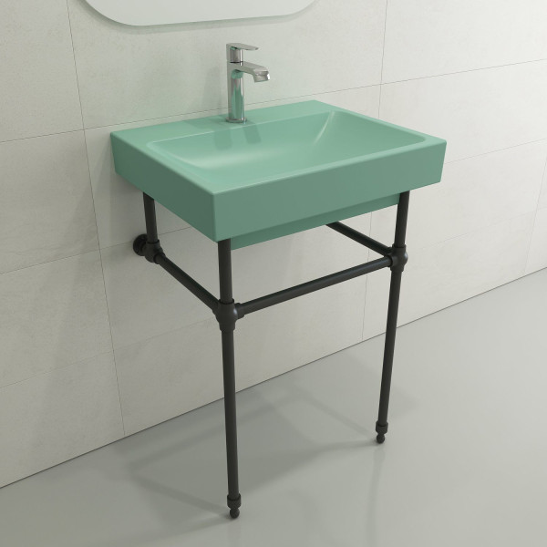 BOCCHI 1077-XXX-0126 Scala Arch 23.75 Inch 1-Hole Wall-Mounted Fireclay Sink