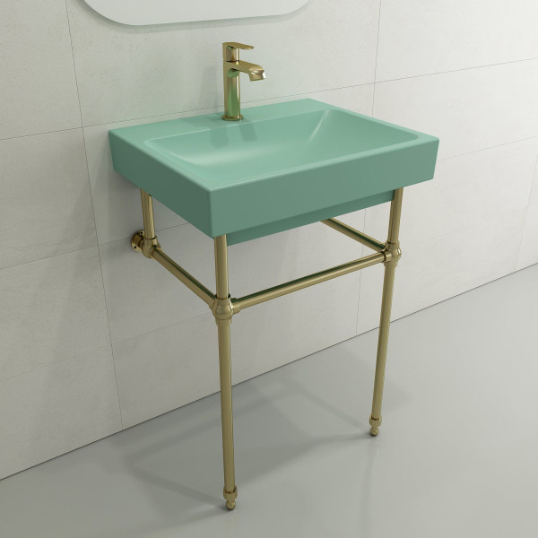 BOCCHI 1077-XXX-0126 Scala Arch 23.75 Inch 1-Hole Wall-Mounted Fireclay Sink