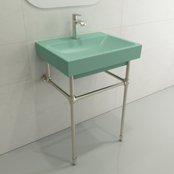 BOCCHI 1077-XXX-0126 Scala Arch 23.75 Inch 1-Hole Wall-Mounted Fireclay Sink