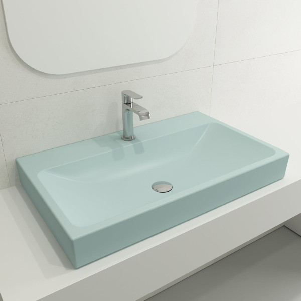 BOCCHI 1078-XXX-0126 Scala Arch 32 Inch 1-Hole Wall-Mounted Fireclay Sink
