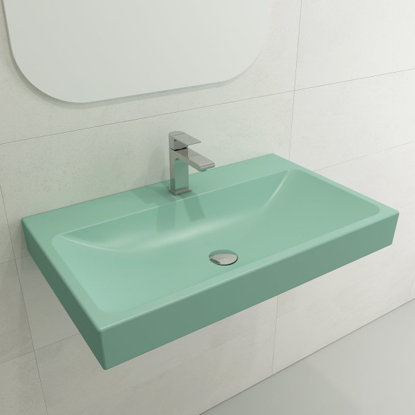 BOCCHI 1078-XXX-0126 Scala Arch 32 Inch 1-Hole Wall-Mounted Fireclay Sink