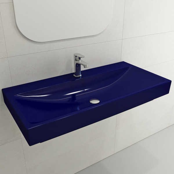 BOCCHI 1079-XXX-0126 Scala Arch 39.75 Inch 1-Hole Wall-Mounted Fireclay Sink