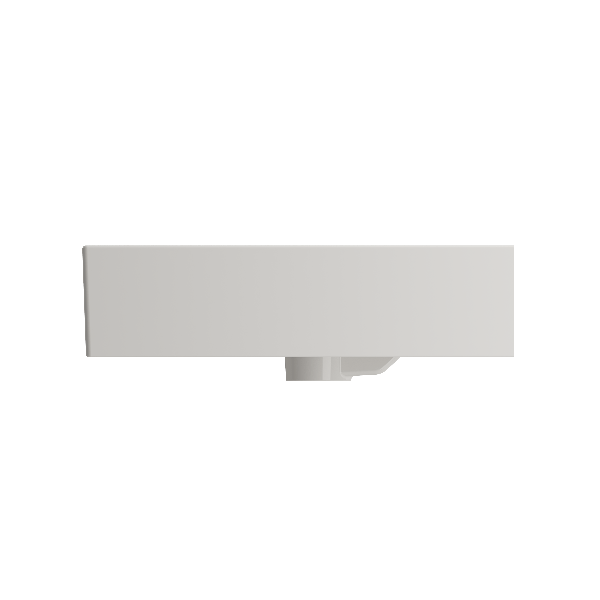 BOCCHI 1393-XXX-0132 47.75 in. Double Bowl Fireclay Sink for Two 1-Hole Faucets