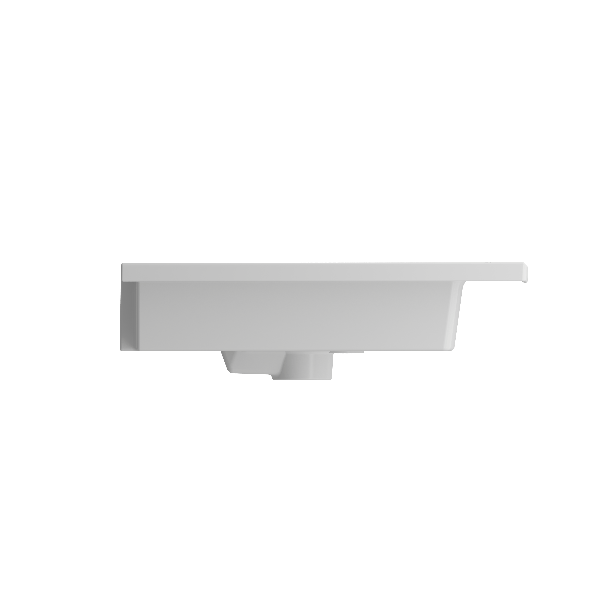 BOCCHI 1111-xxx-0132 Ravenna Fireclay 48 in. Double Bowl for Two 1-Hole Faucets 