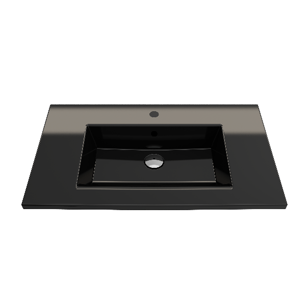 BOCCHI 1113-XXX-0126 Ravenna 32.25 Wall-Mounted Fireclay Sink with Overflow