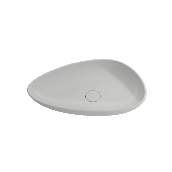 BOCCHI 1114-XXX-0125 Etna 23.25 Inch Vessel Fireclay with Matching Drain Cover