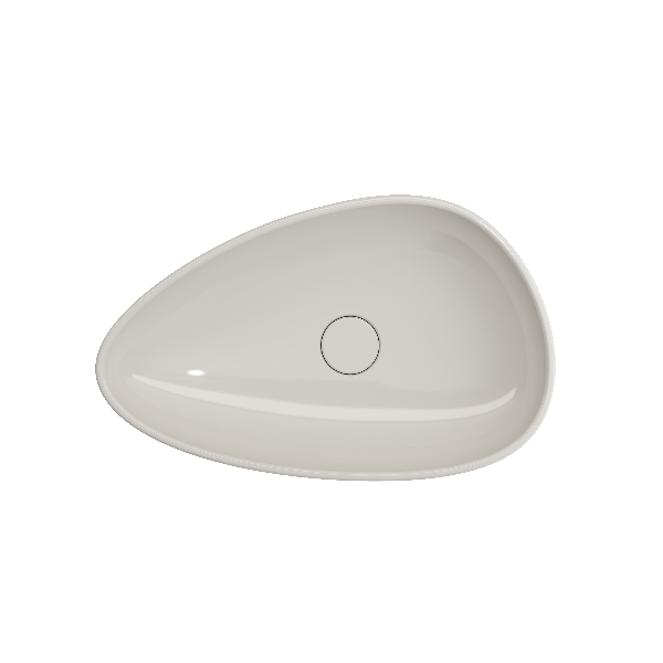 BOCCHI 1114-XXX-0125 Etna 23.25 Inch Vessel Fireclay with Matching Drain Cover