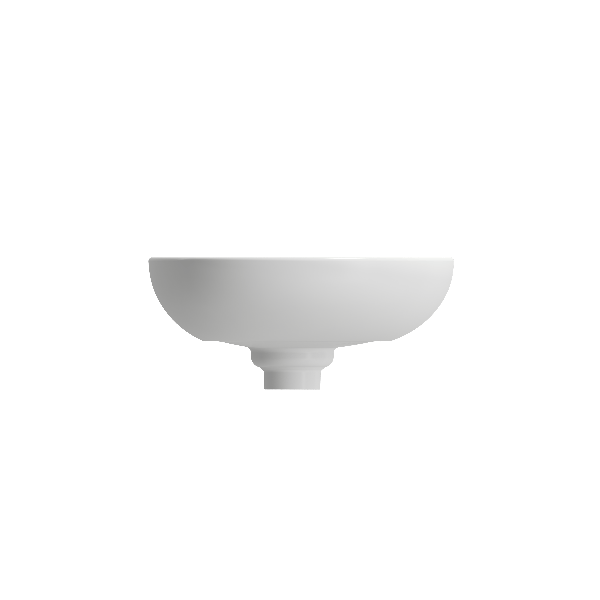 BOCCHI 1114-XXX-0125 Etna 23.25 Inch Vessel Fireclay with Matching Drain Cover