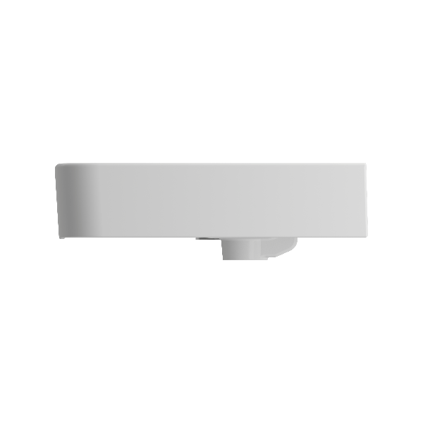 BOCCHI 1124-XXX-012X Parma Wall-Mounted Sink Fireclay 33.5" 1-Hole with Overflow
