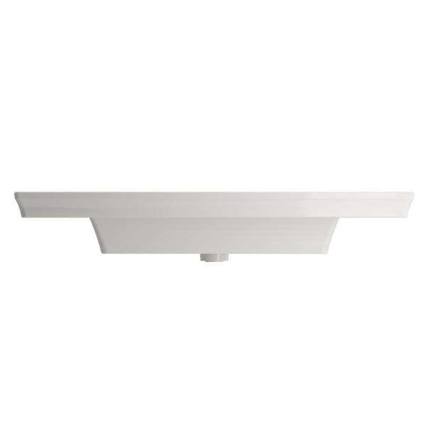 BOCCHI 1168-XXX-0127 Lavita Console Sink Fireclay 40 in. 3-Hole with Overflow