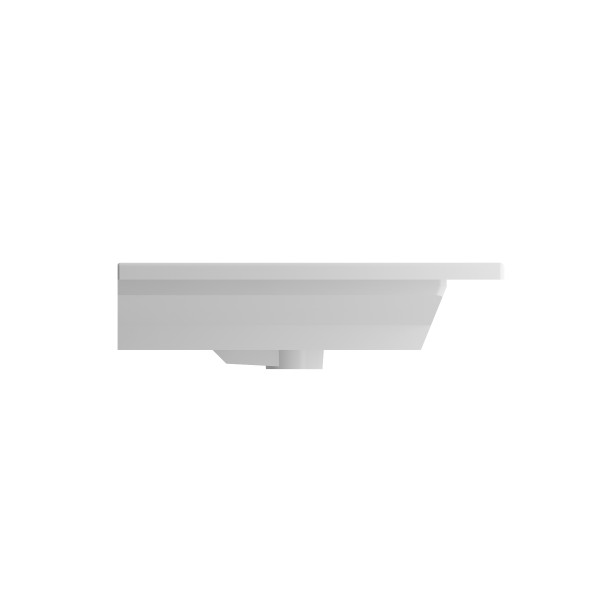 BOCCHI 1305-XXX-012X Ravenna Wall-Mounted Sink Fireclay 47.5 in. with Overflow
