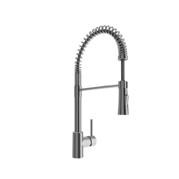 BOCCHI 1348-001-2020SS Step-Rim Apron Front Fireclay 36" 2 Bowl Kitchen Sink Kit