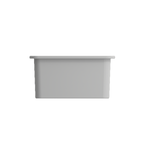 BOCCHI 1359-0120 Undermount Fireclay Kitchen Sink with Grid and Strainer